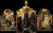 El Greco The Modena Triptych oil painting on canvas
